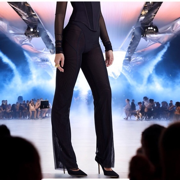 House of CB XS black mesh trousers - Picture 11 of 16